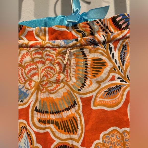 MISA Los Angelas Suparna Top in Tangerine Flora / Size Medium / - Picture 8 of 10